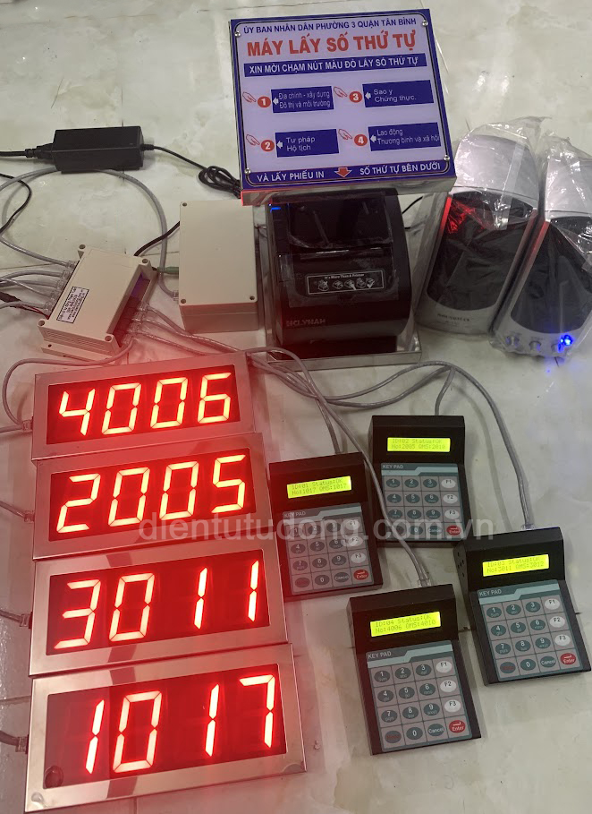 Máy lấy số tự động cho hành chính công